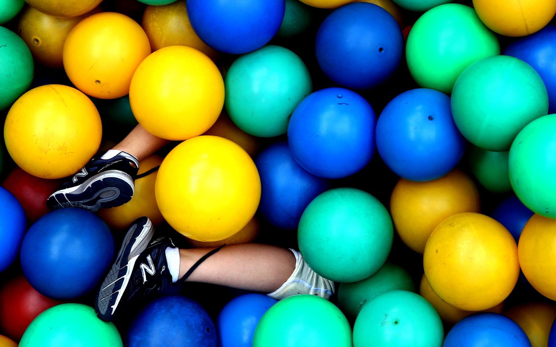 Ball pit at City Museum